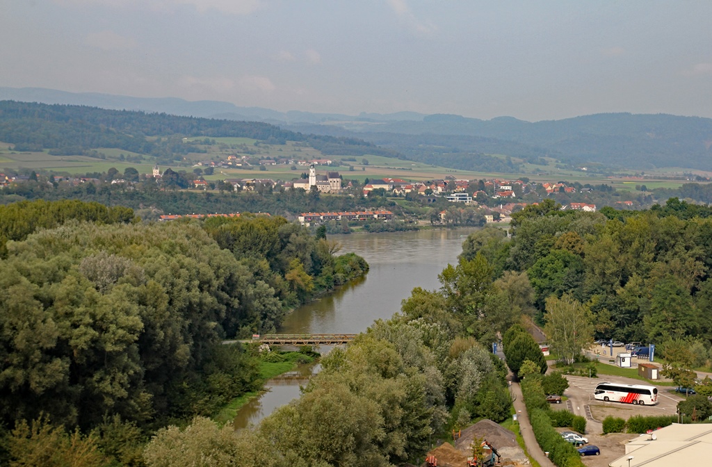 Melk River Connection to Danube River