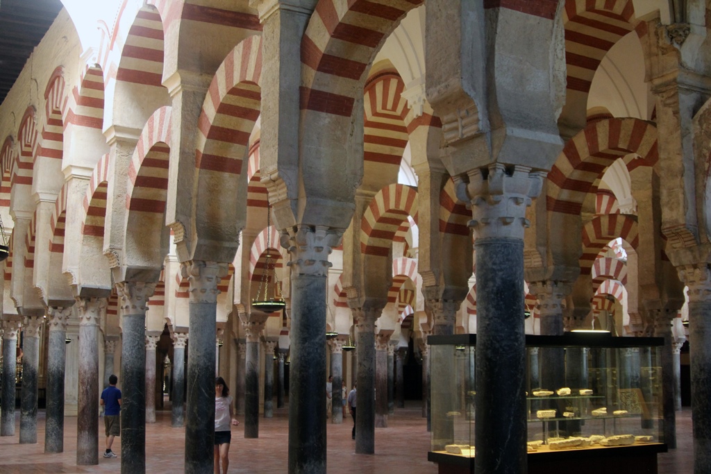 Columns, Arches and Display Case