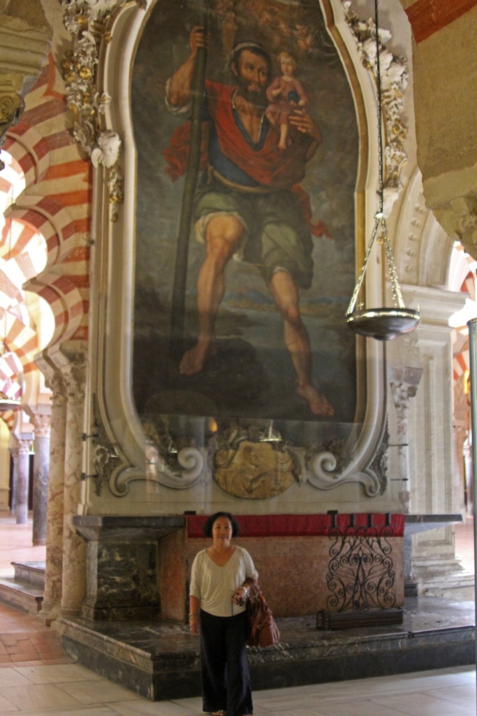 Nella and Altar of St. Christopher