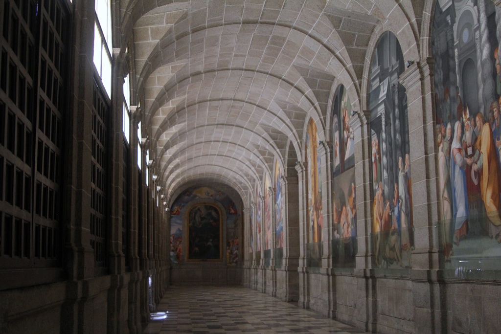 Hallway with Frescoes