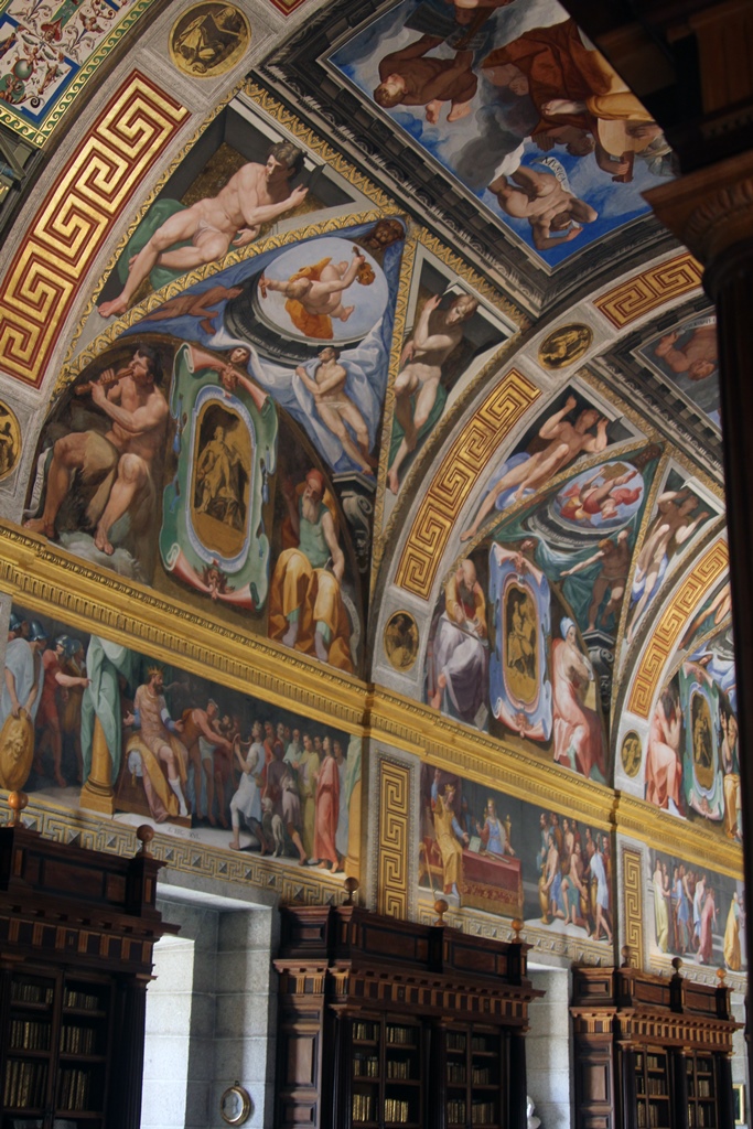 Ceiling Frescoes in Library