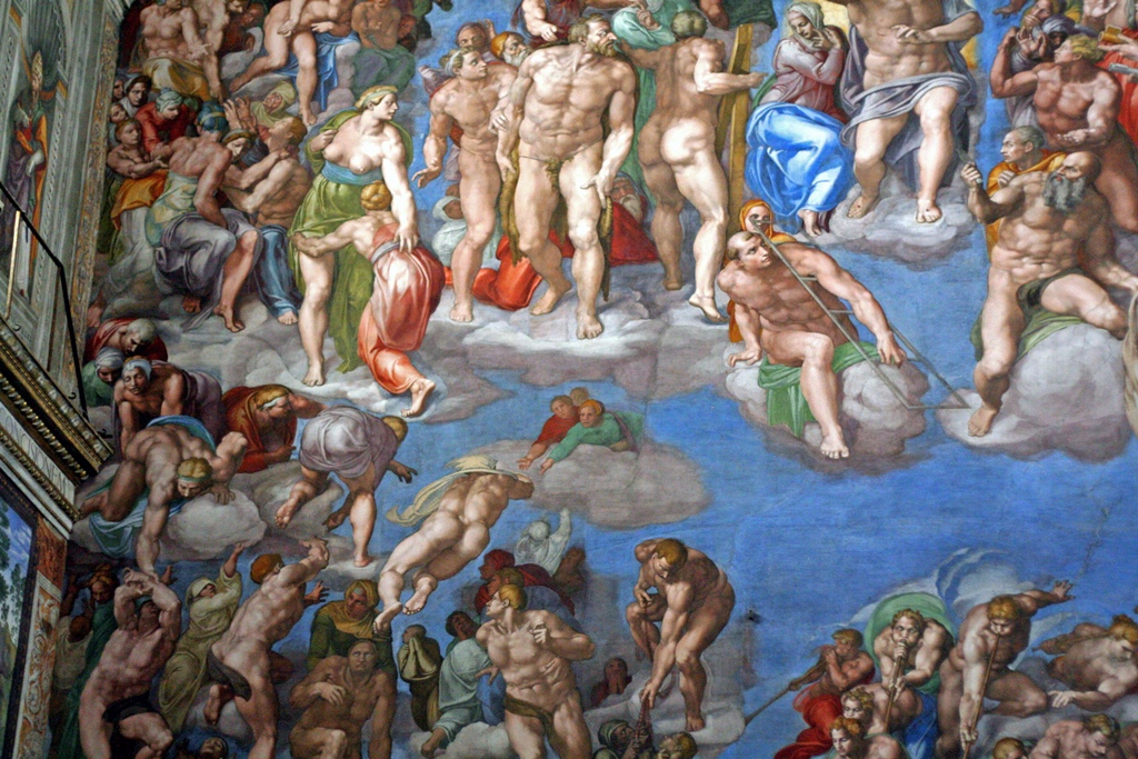 The Last Judgment, left