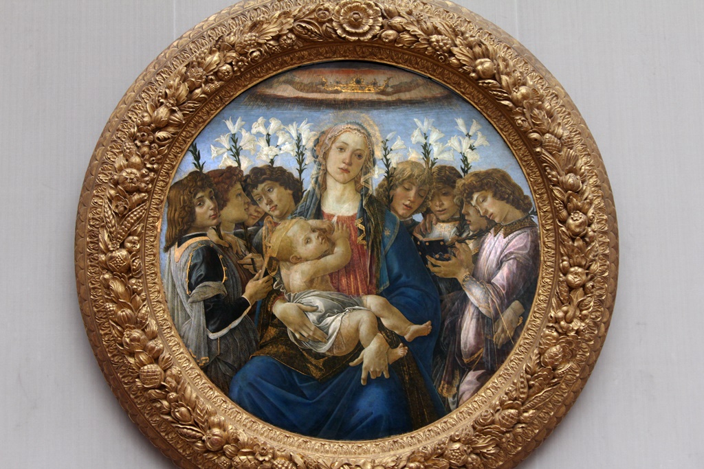 Mary with Child and Singing Angels