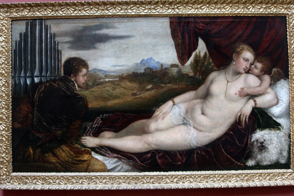 Venus with Organ Player