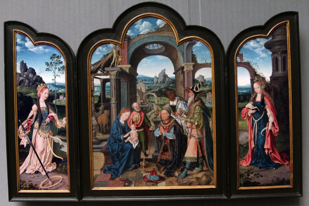 Triptych with the Adoration of the Magi