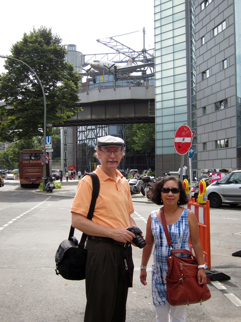 Bob and Nella and Front of Museum