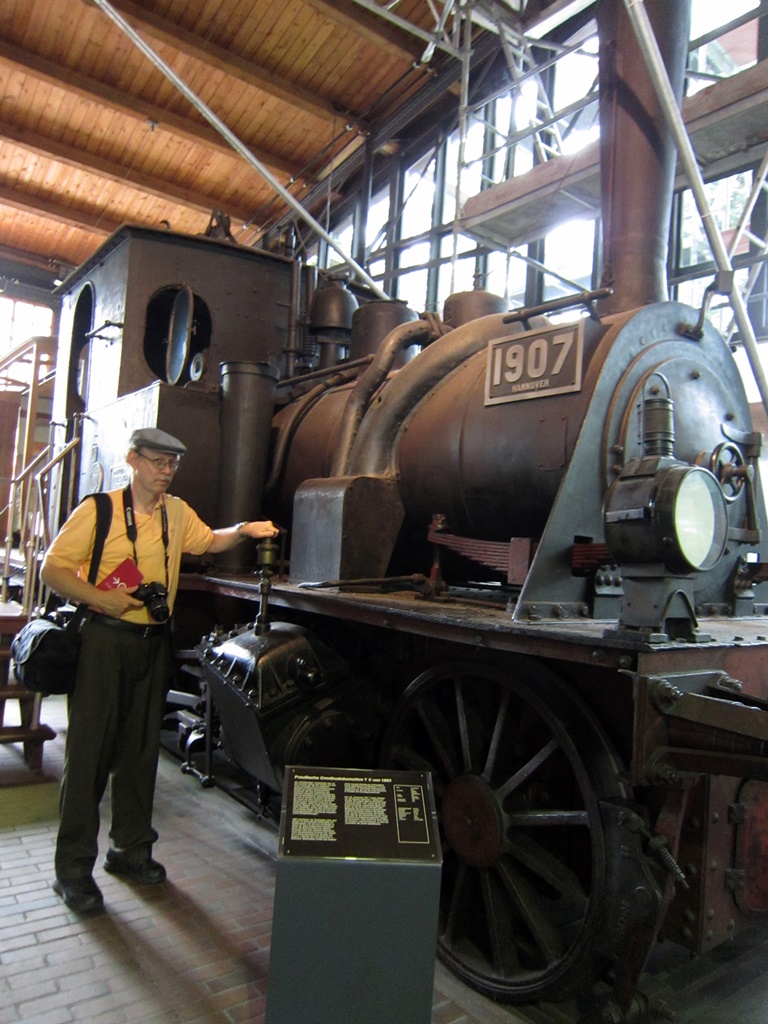 Bob Adjusting Steam Locomotive