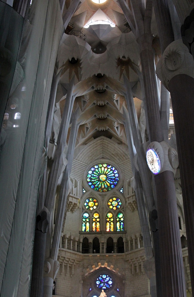Ceiling, Columns and Nativity Window