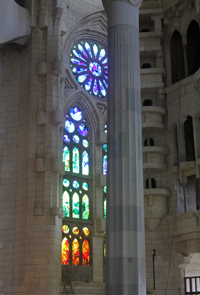 Stained Glass with Column