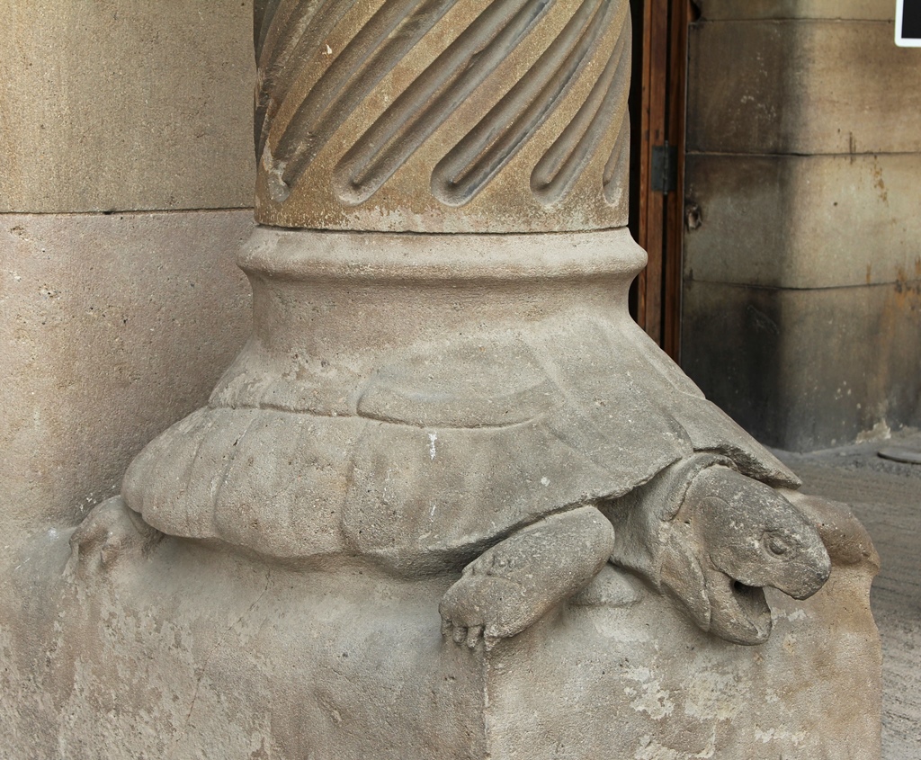 Turtle Holding Up the Church