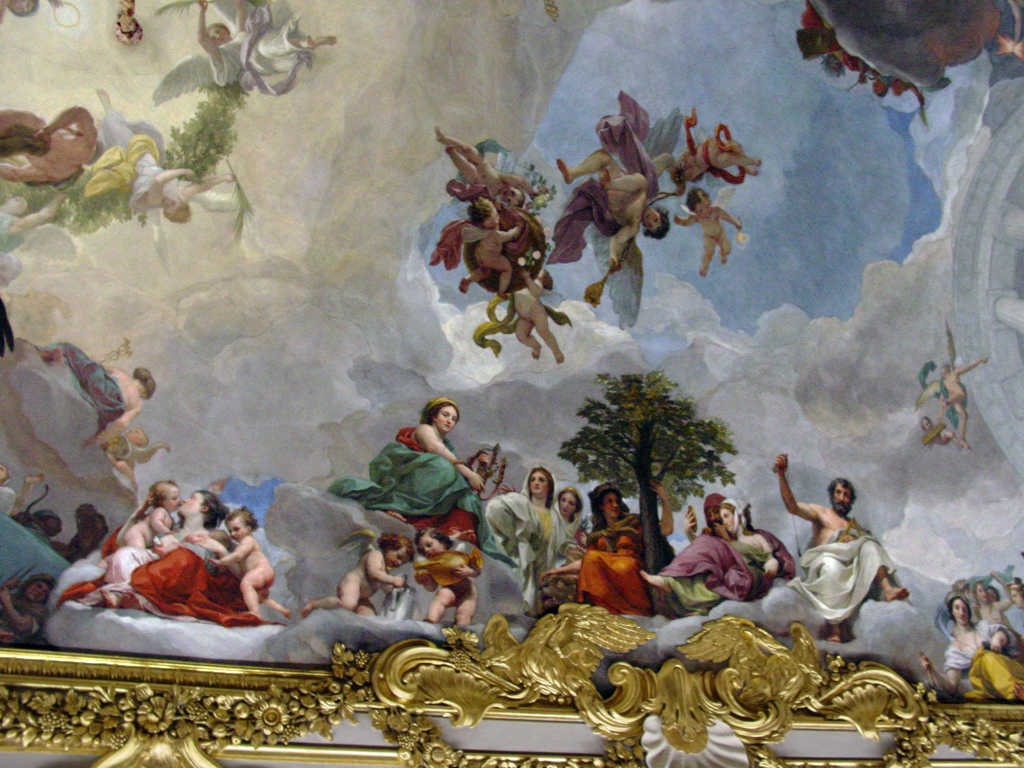 Ceiling Detail, Anteroom of Carlos III