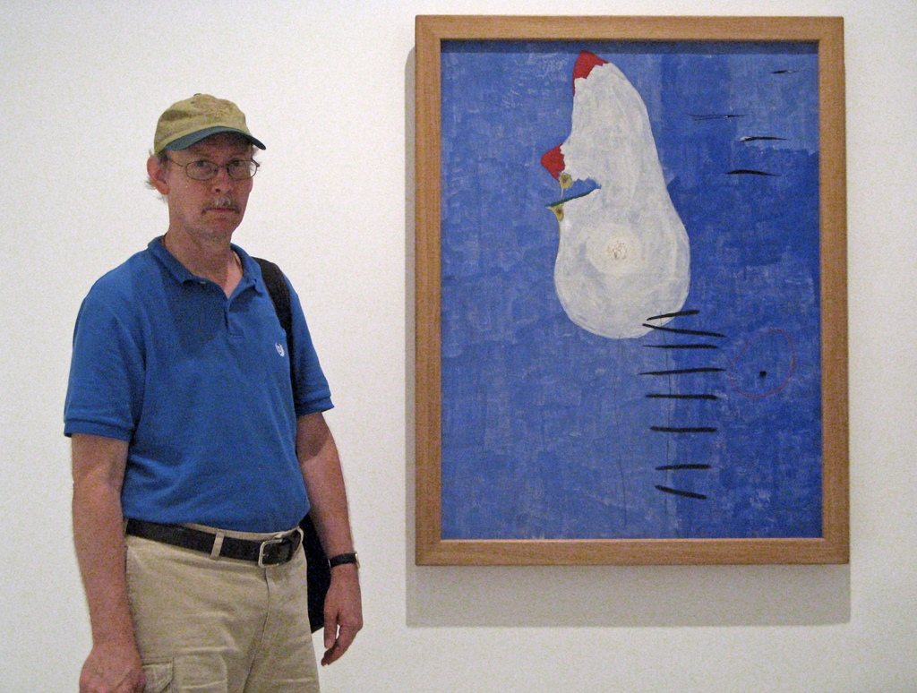 Bob and Miró Painting
