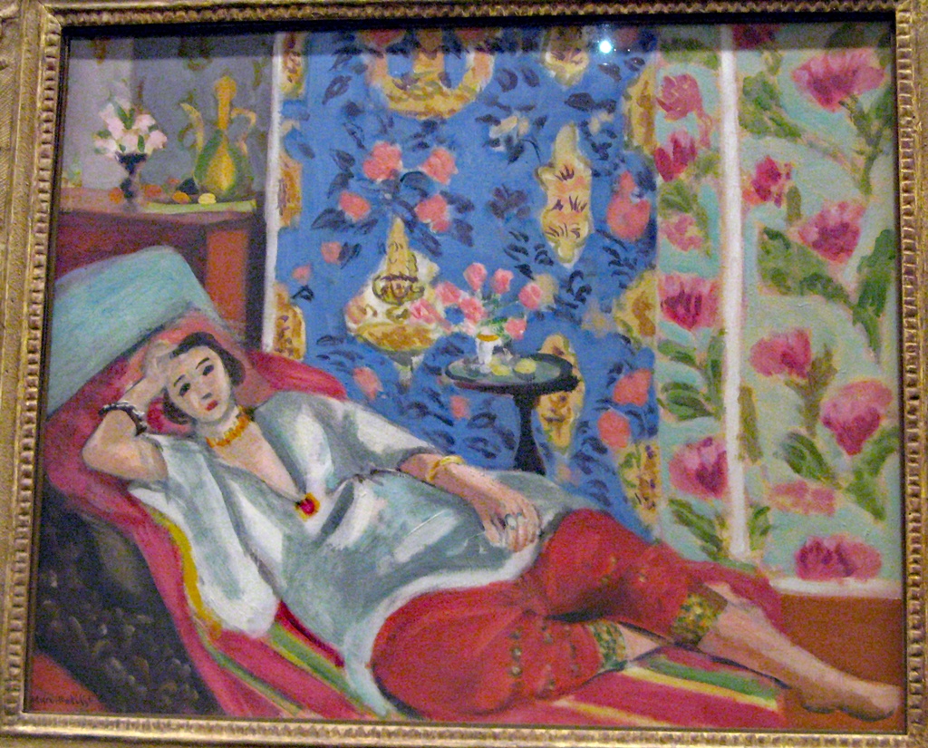 Odalisque in Red Pants
