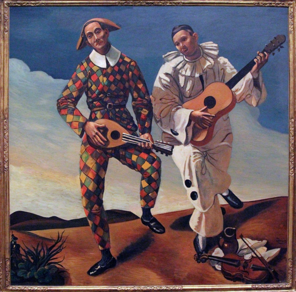 Harlequin and Pierrot