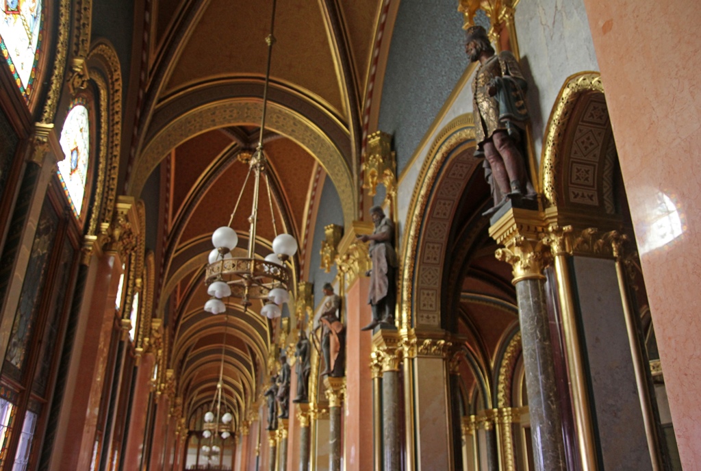 Statues, Main Floor Corridor