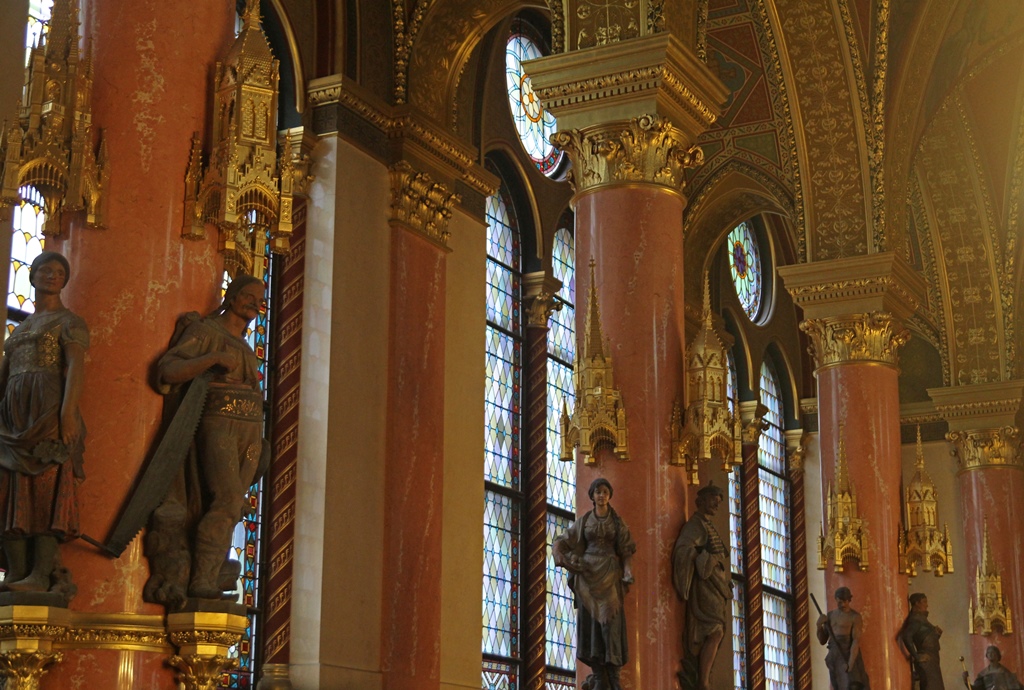 Statues, Upper House Lobby