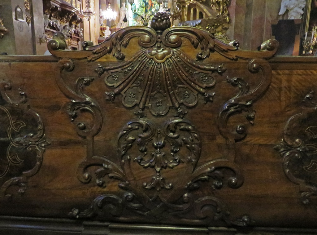 Carved Pew