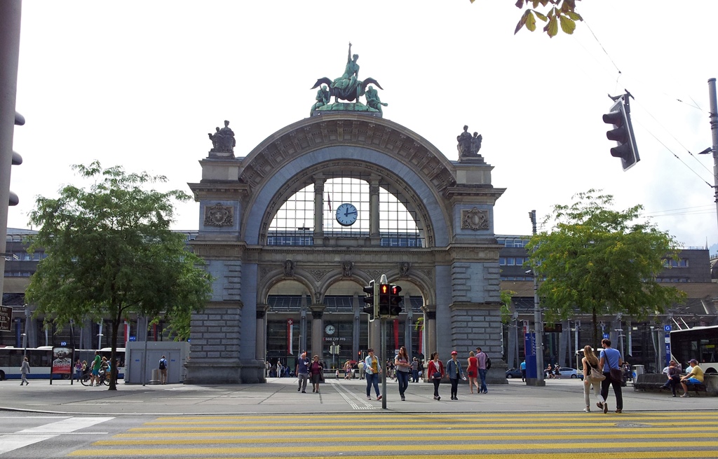 Arch from Old Train Station