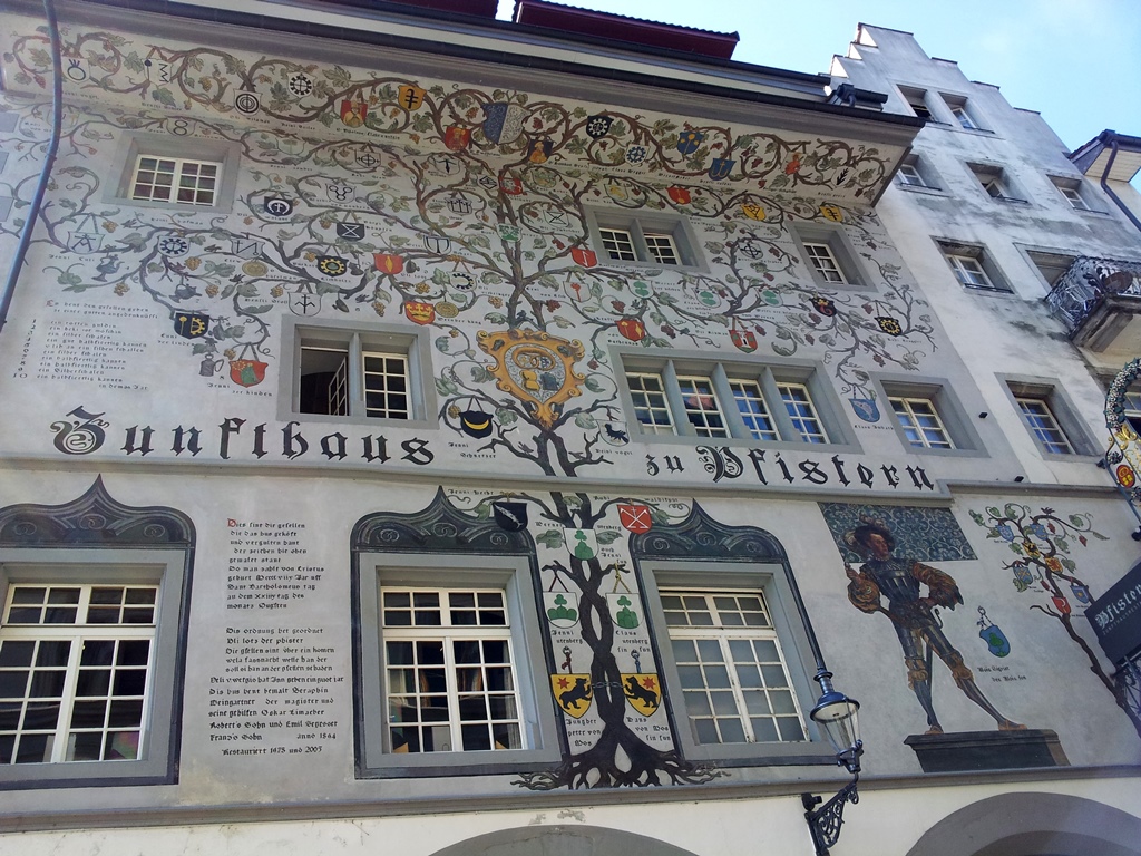 Family Tree on Zunfthaus zu Pfistern