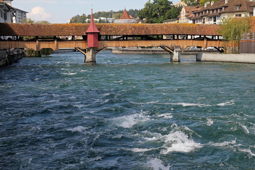 Spreuerbrücke from Reussbrücke