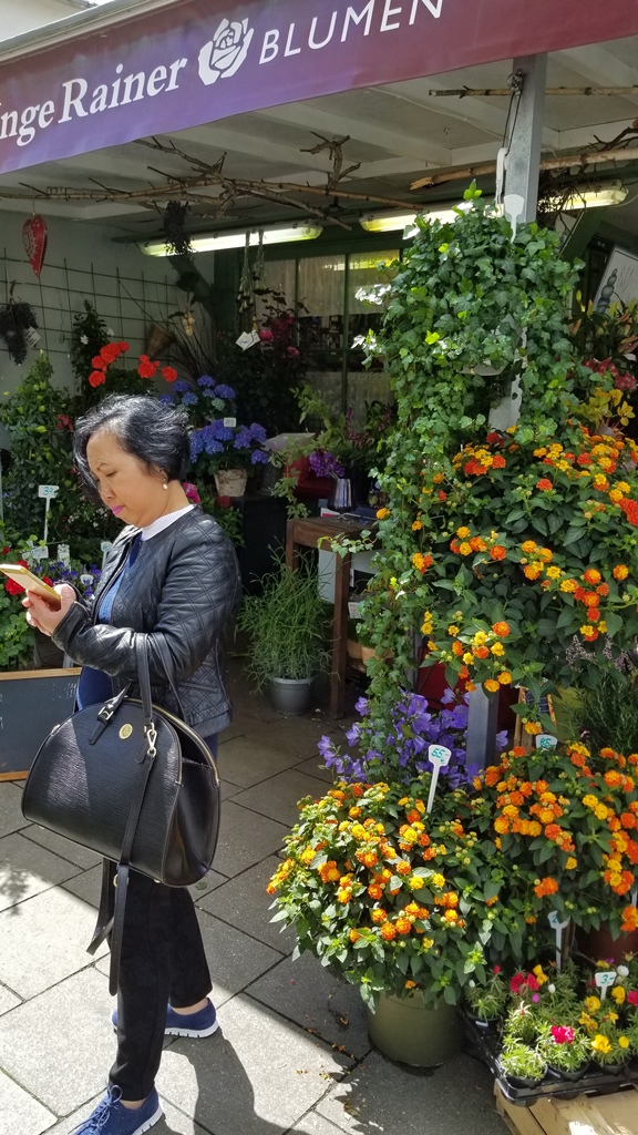 Nella and Flowers