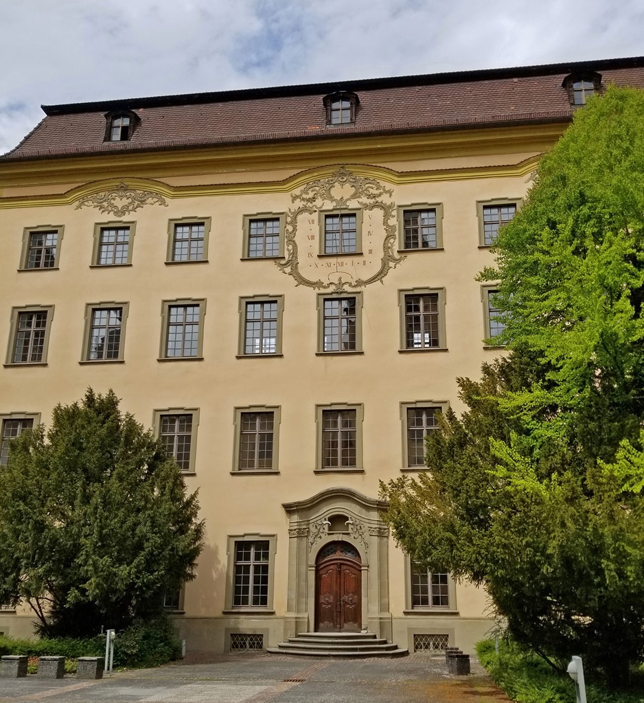 Abbey Building with Sundial