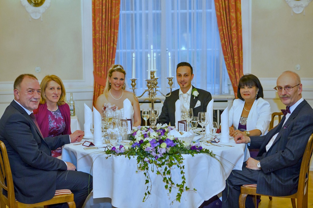 Bride and Groom with Parents