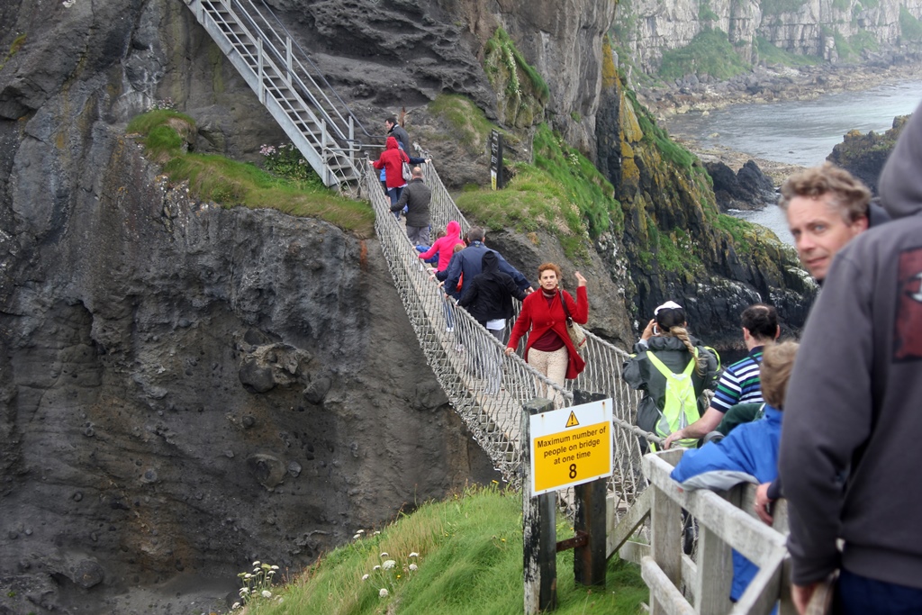 People Crossing Back