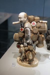 Japanese Guy With Baskets