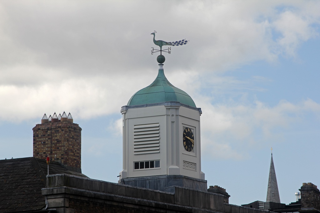 Peacock Weather Vane, Beatty Library