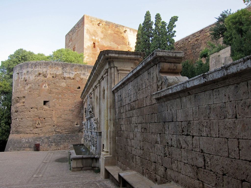 Charles V Fountain and Justice Gate