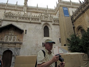 Bob Outside Royal Chapel