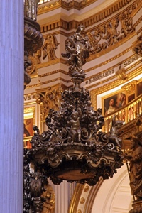 Top of Pulpit (added in 1714)