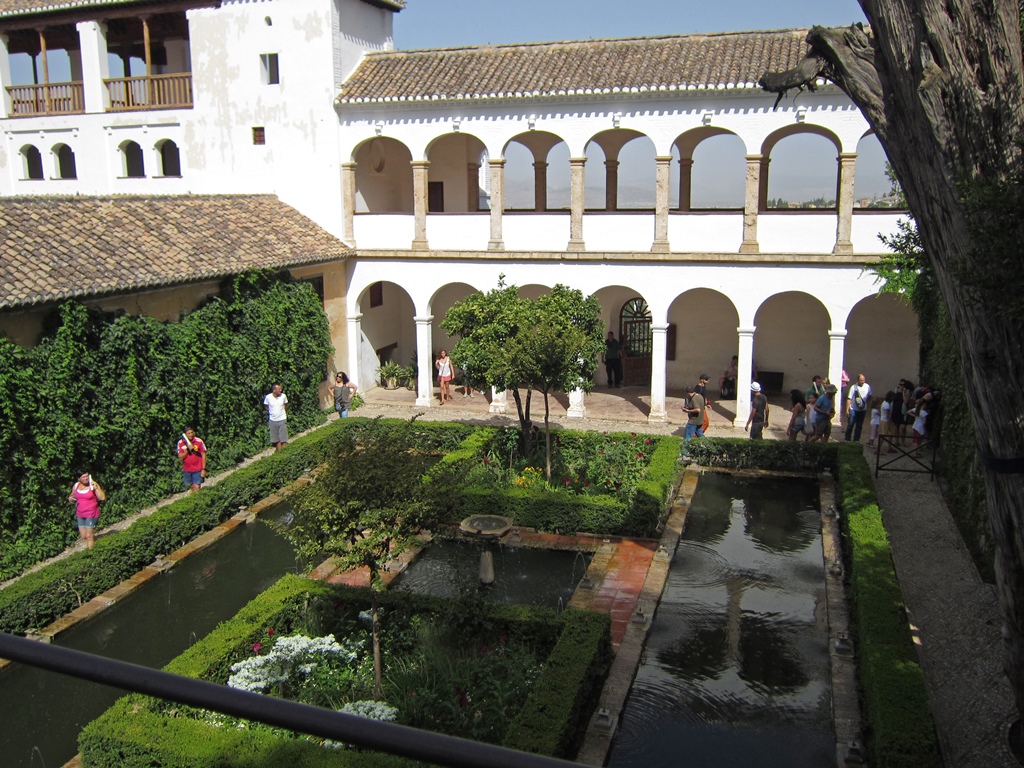 Cypress Courtyard from Overlook