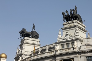 Quadrigas Above Banco Bilbao Vizcaya