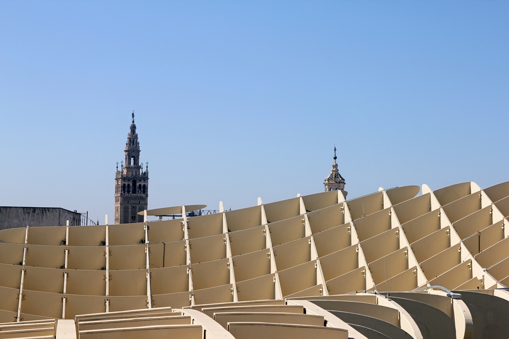 Giralda and Top of Metropol Parasol