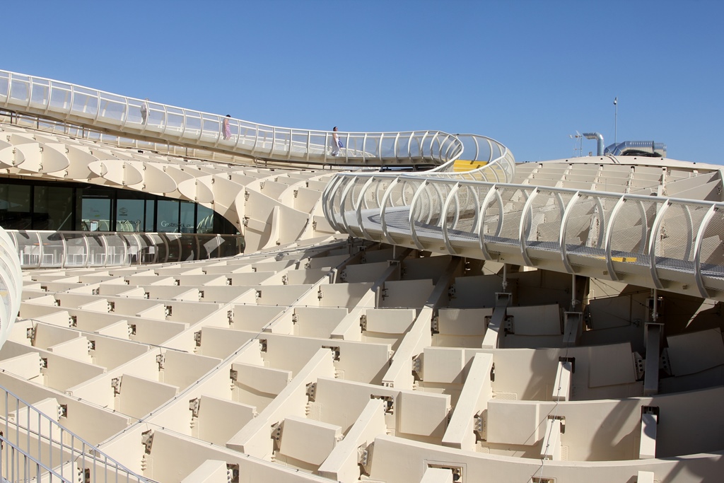 Top of Metropol Parasol with Walkway