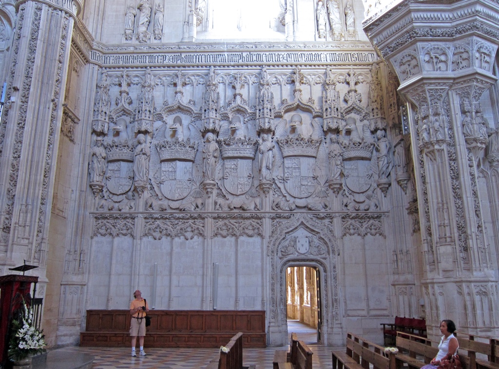 Bob and Nella with Relief and Door to Cloister