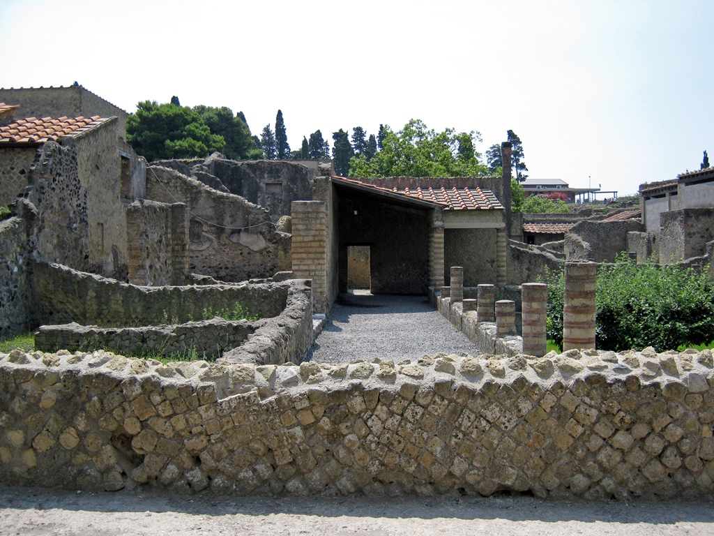 Columned Walkway