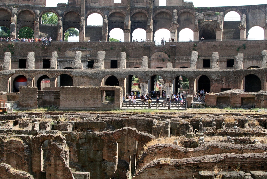 Inside the Colosseum