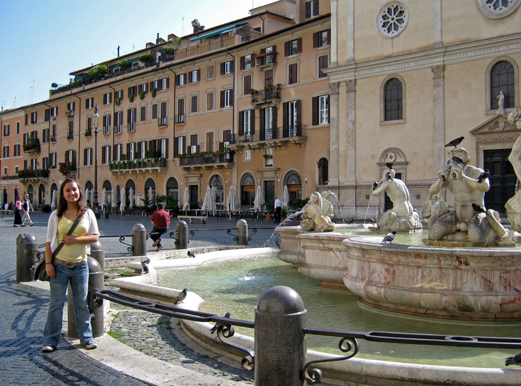 Connie and Fontana del Moro