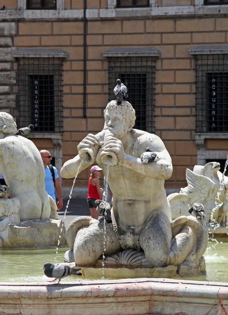 Triton, Fontana del Moro