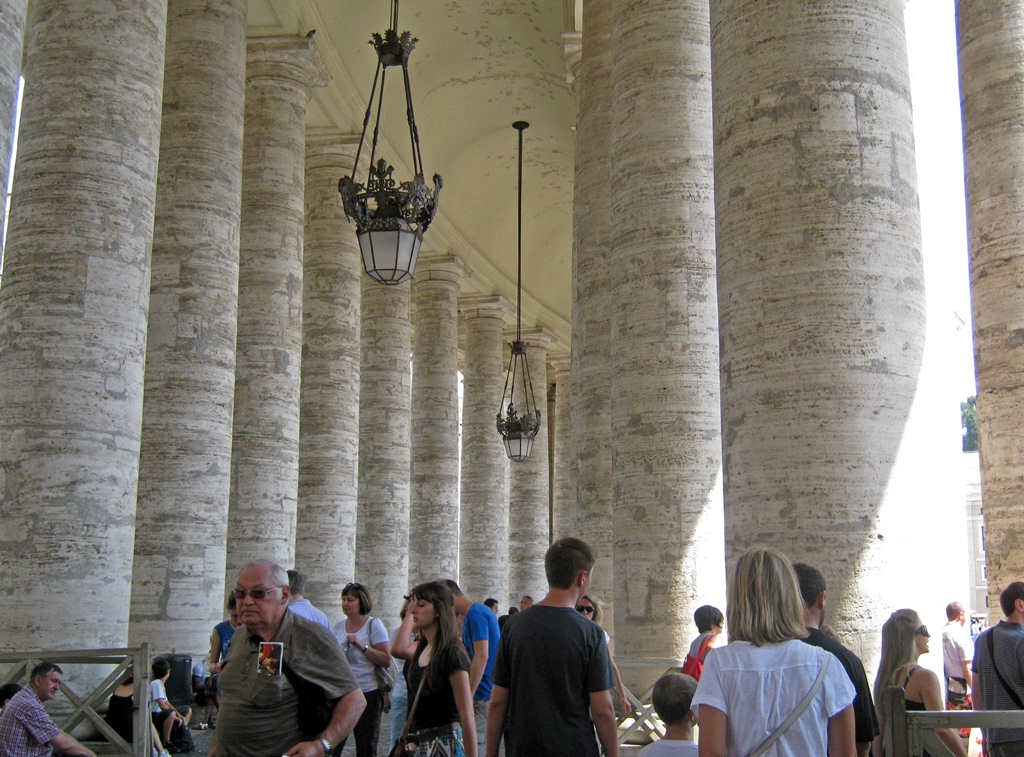 Inside the Colonnade