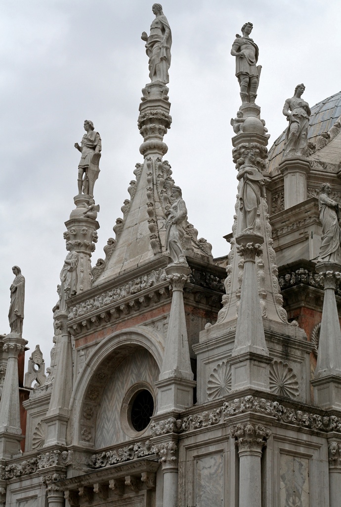 Statues Above Foscari Arch