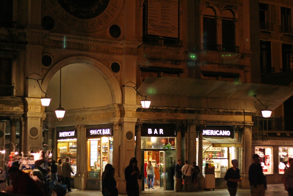 Bar Americano Under Clock Tower