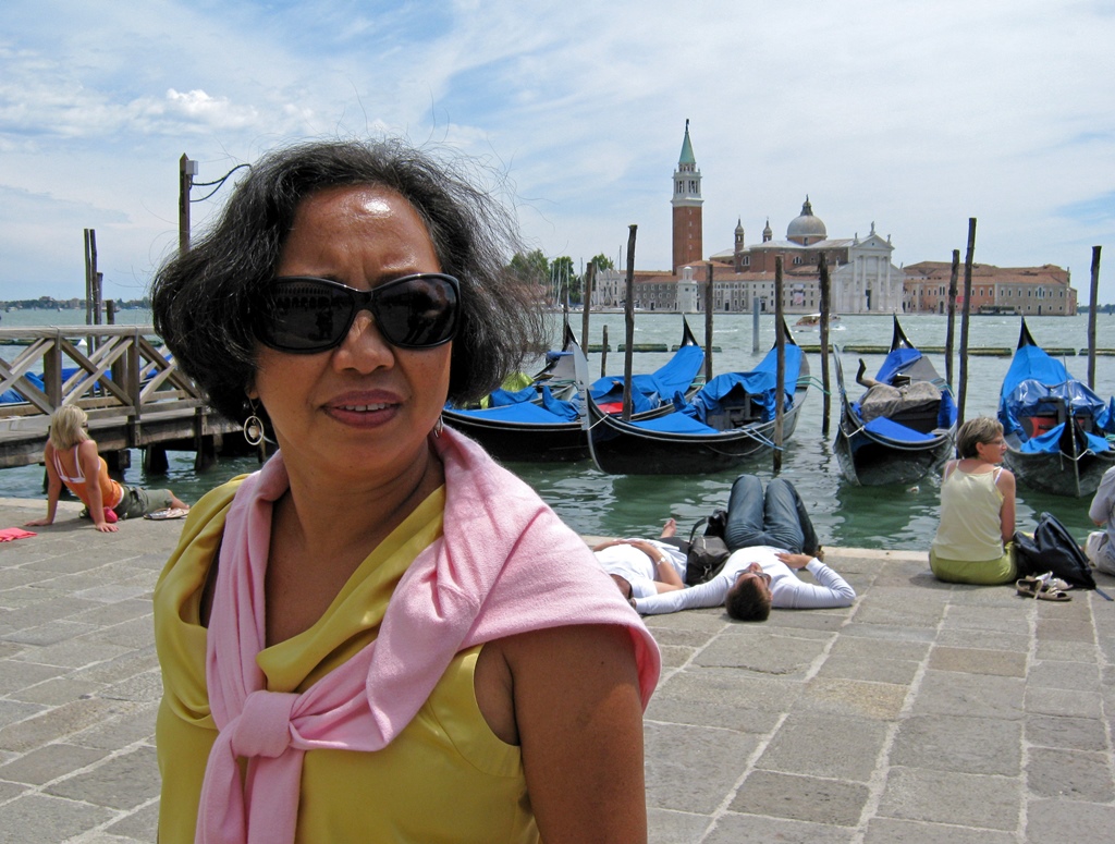 Nella, San Giorgio Maggiore and Gondolas