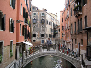 Bridge and Canal Near Hotel