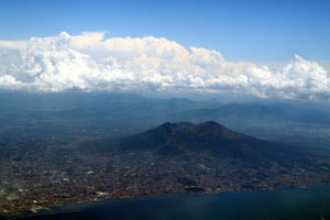 Mt. Vesuvius from the Air