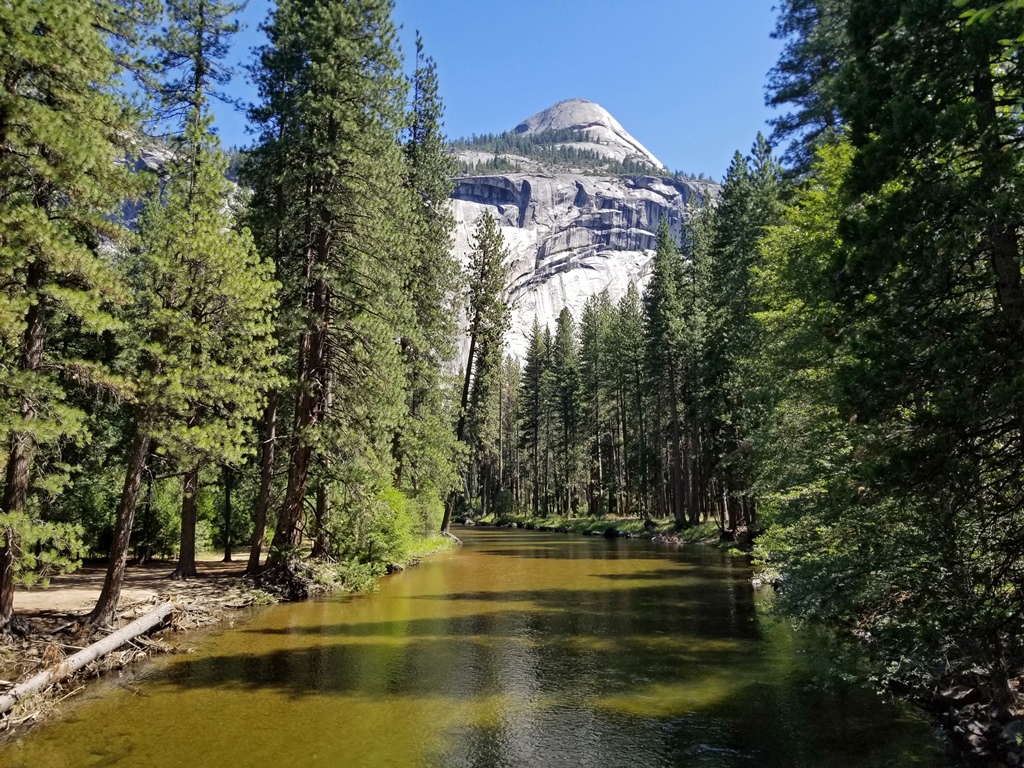 North Dome, Merced River