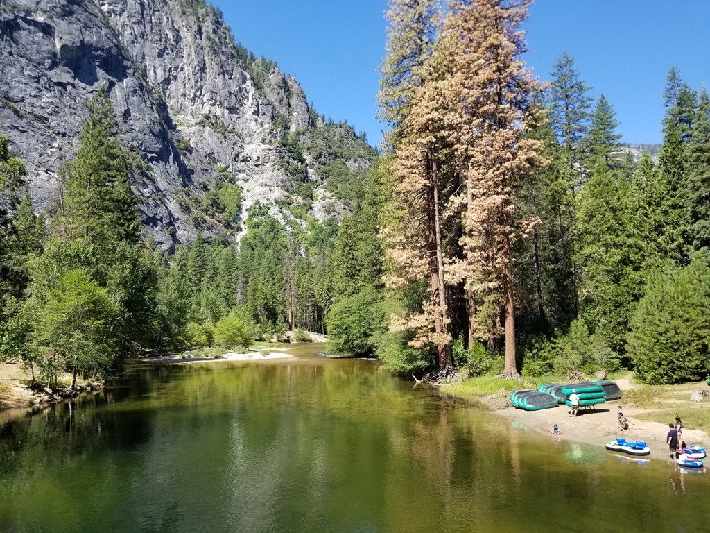 River and Raft Launching Point